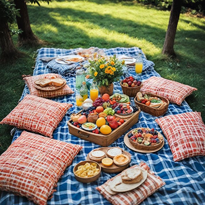 picnic style dining