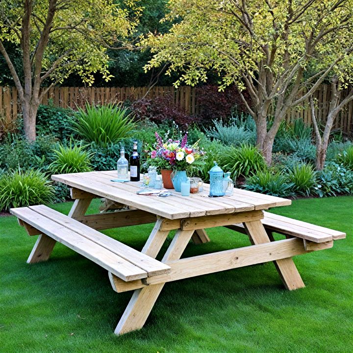 picnic tables for garden