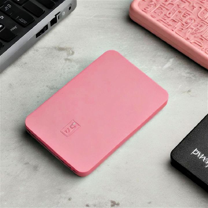 pink external ssd