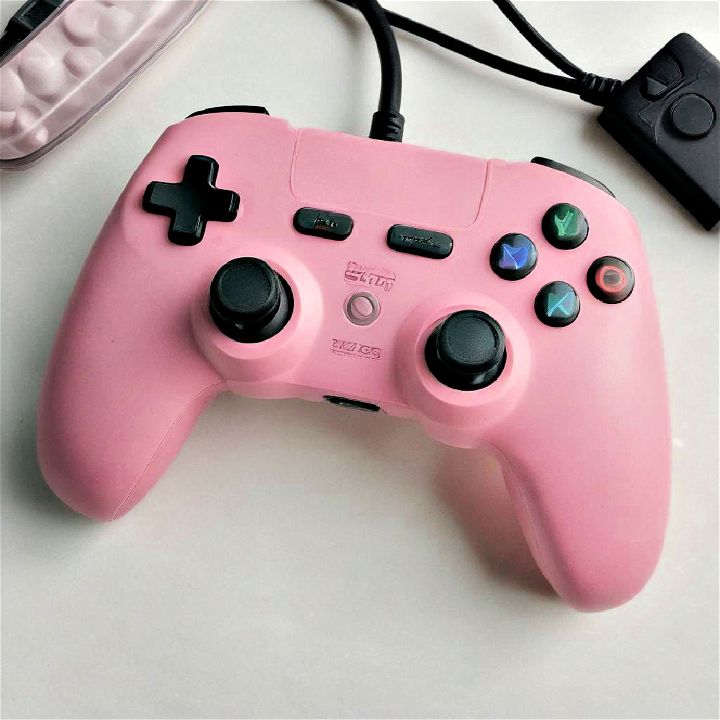 pink gaming controller