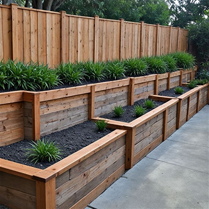 planter box retaining wall for your yard