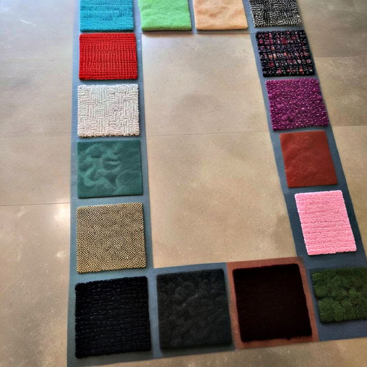 playful sensory tactile path floor mats