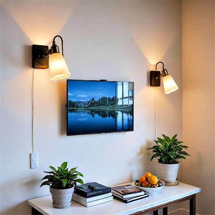 plug in wall lamps for living room