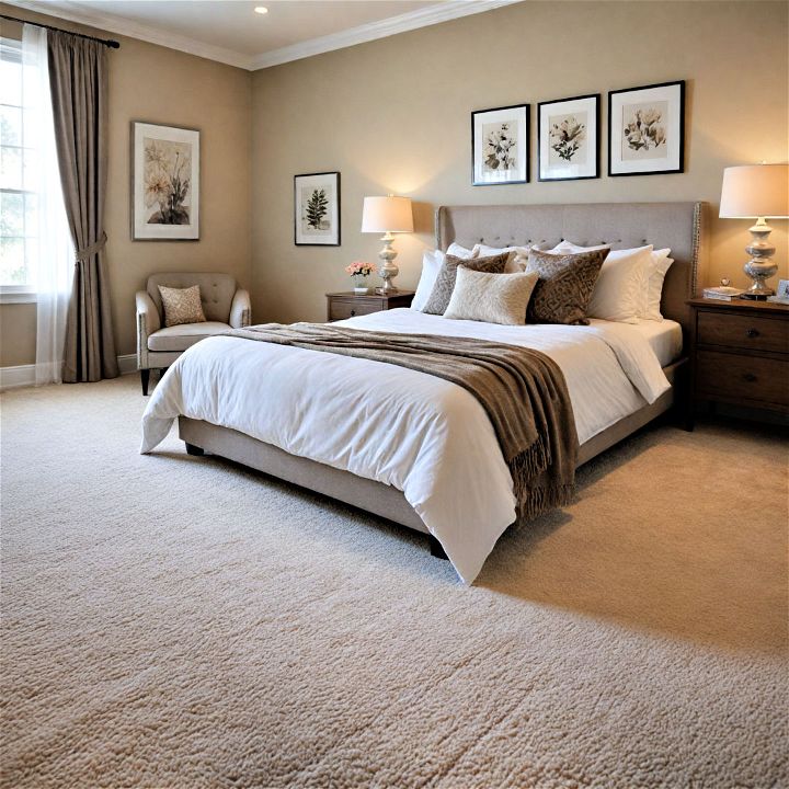 plush bedroom carpet