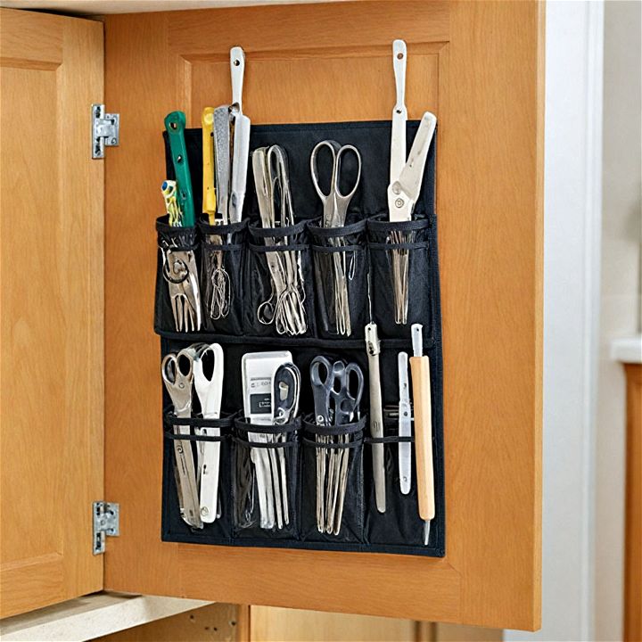 pocket organizer for cabinet doors