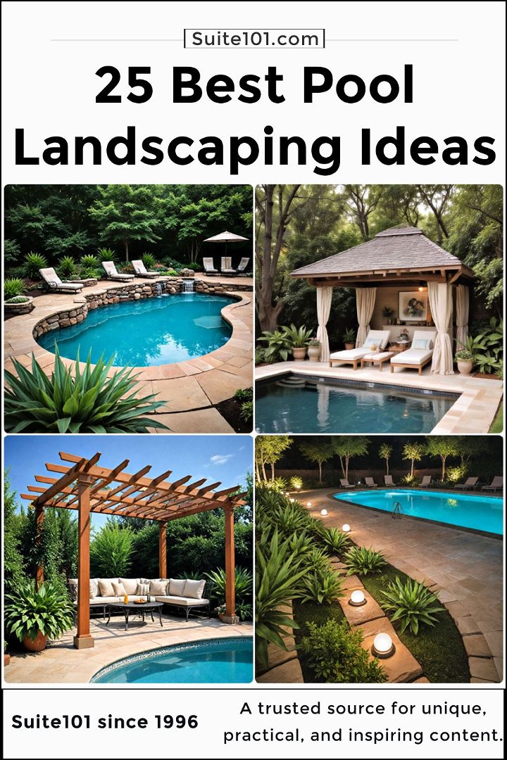 pool landscaping ideas to copy