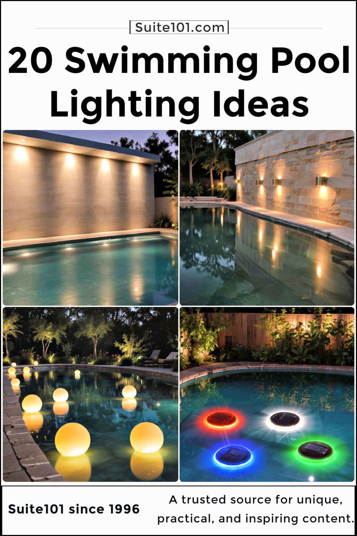 pool lighting ideas to copy