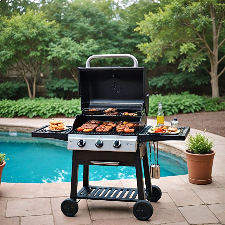 poolside grill for party