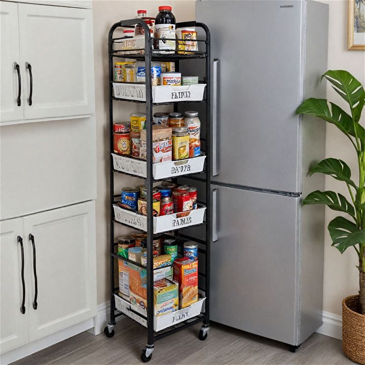 portable rolling pantry