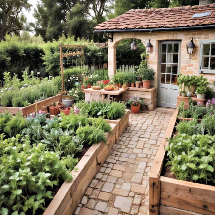 potager garden for kitchen