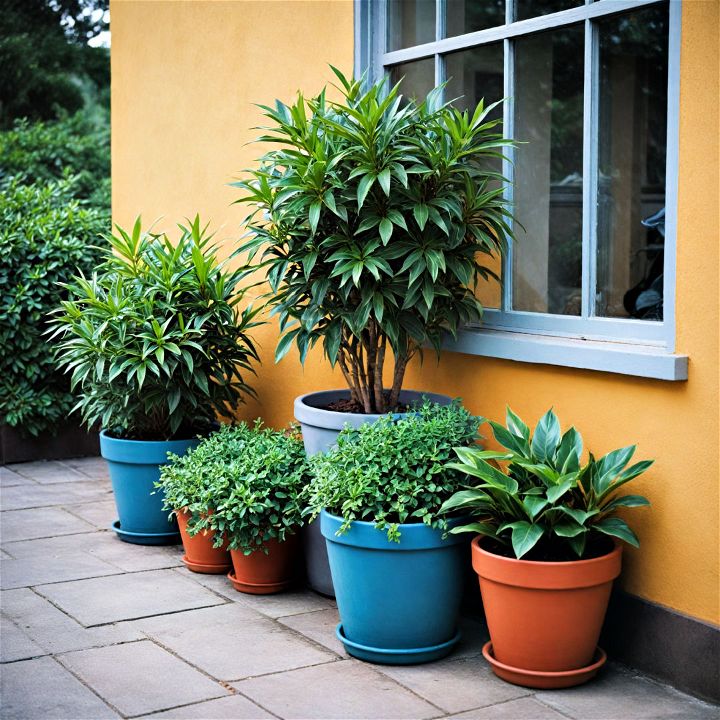 potted plants for your front garden