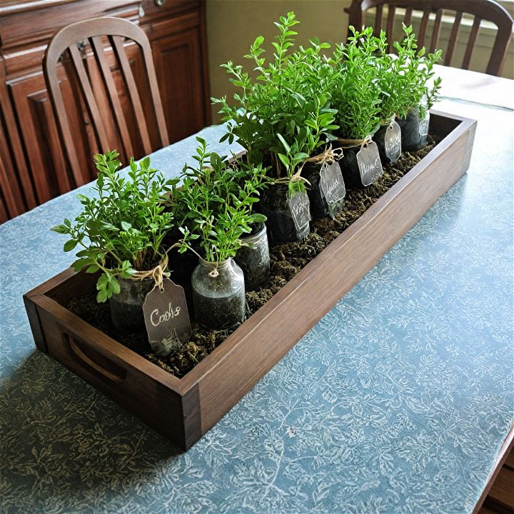 practical and lovely herb garden tray