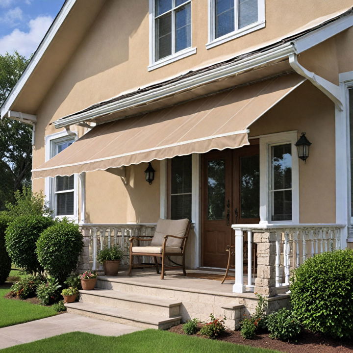 practical and stylish canvas awning