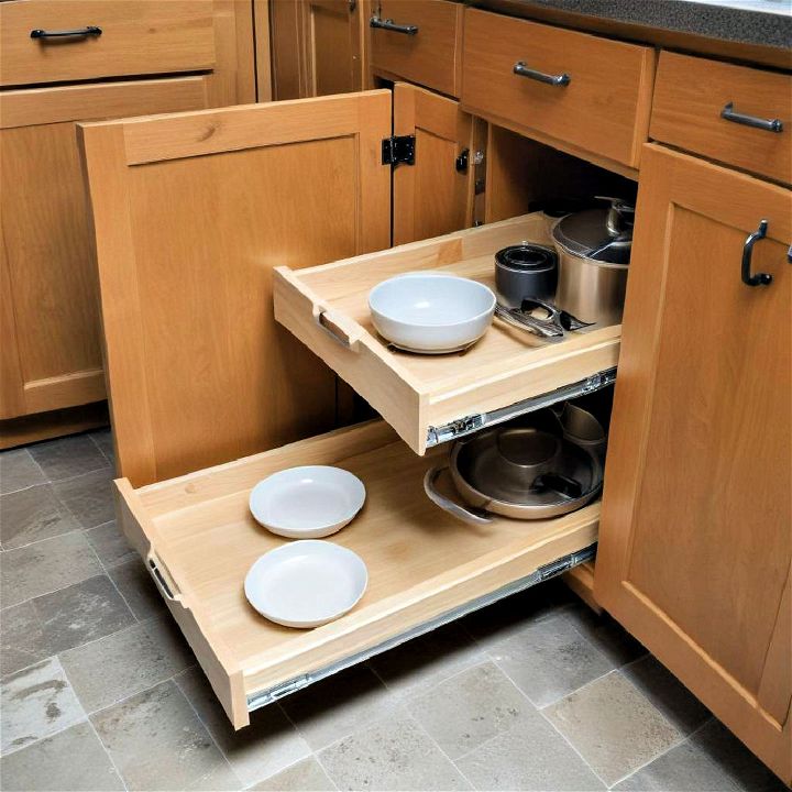 pull out cabinet shelves