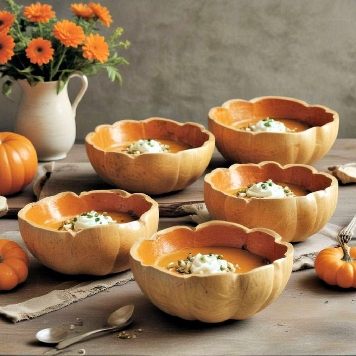 pumpkin serving bowl