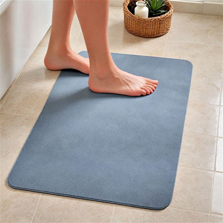 quick dry bath mat for maximum comfort