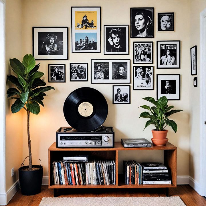 record player corner