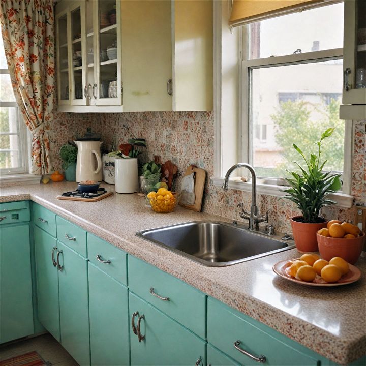 retro kitchen formica countertop
