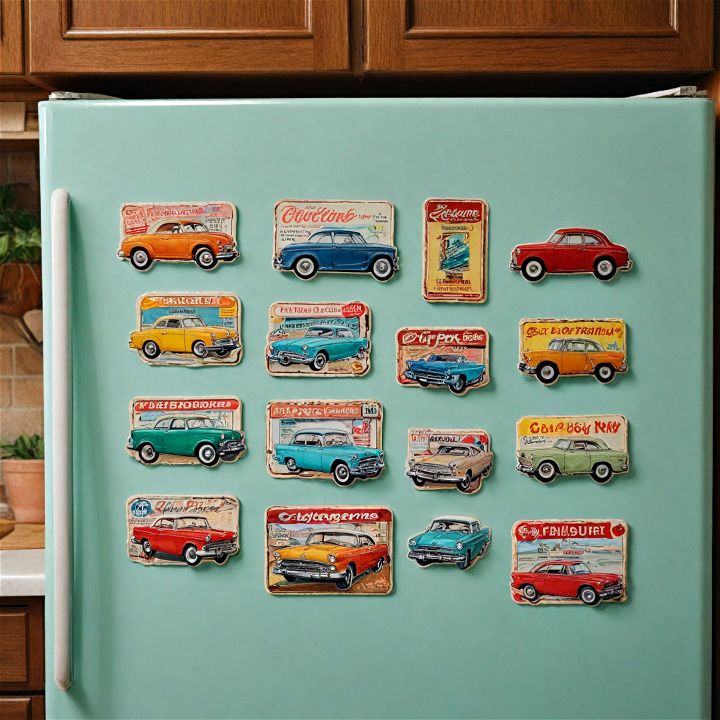 retro refrigerator magnets