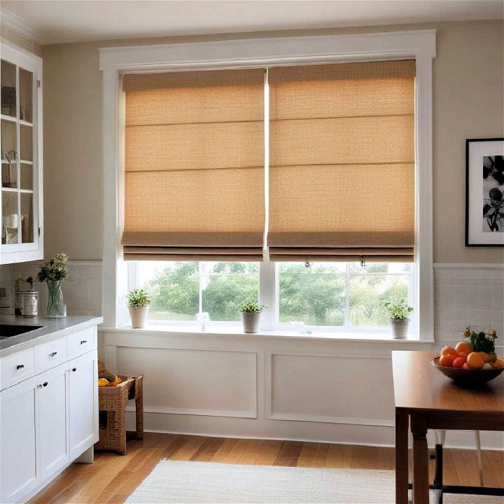 roman shades to add functionality