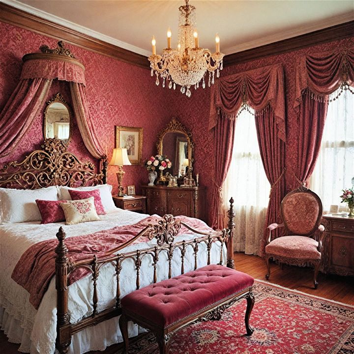 romantic victorian bedroom