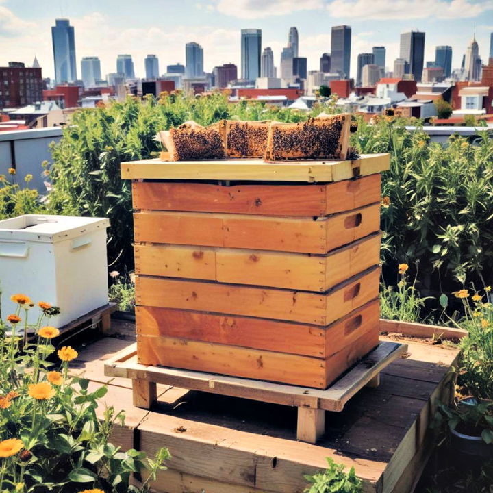 rooftop beekeeping idea