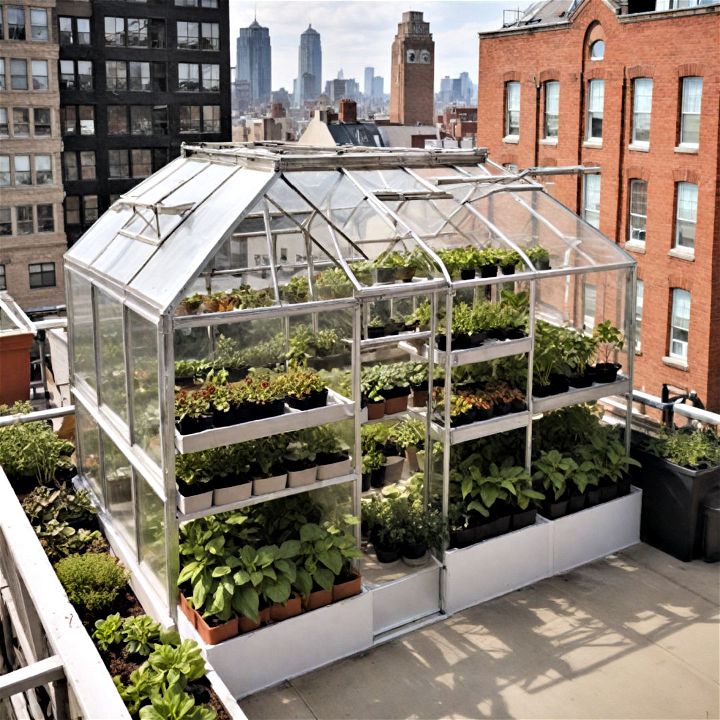 rooftop greenhouse for city dwellers