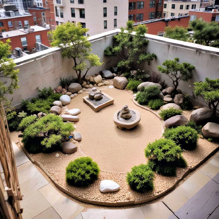 rooftop zen garden