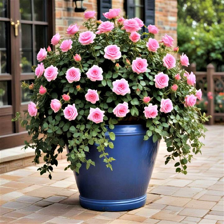 rose planters for patio living area