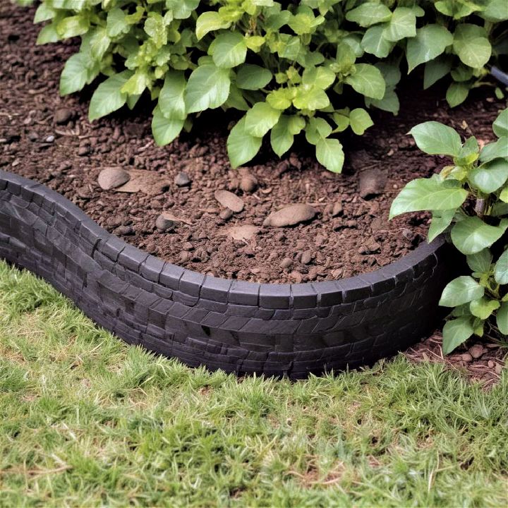 rubber edging from recycled tires
