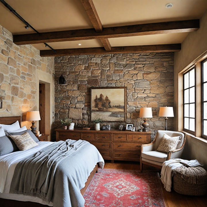 rustic bedroom for an inviting space