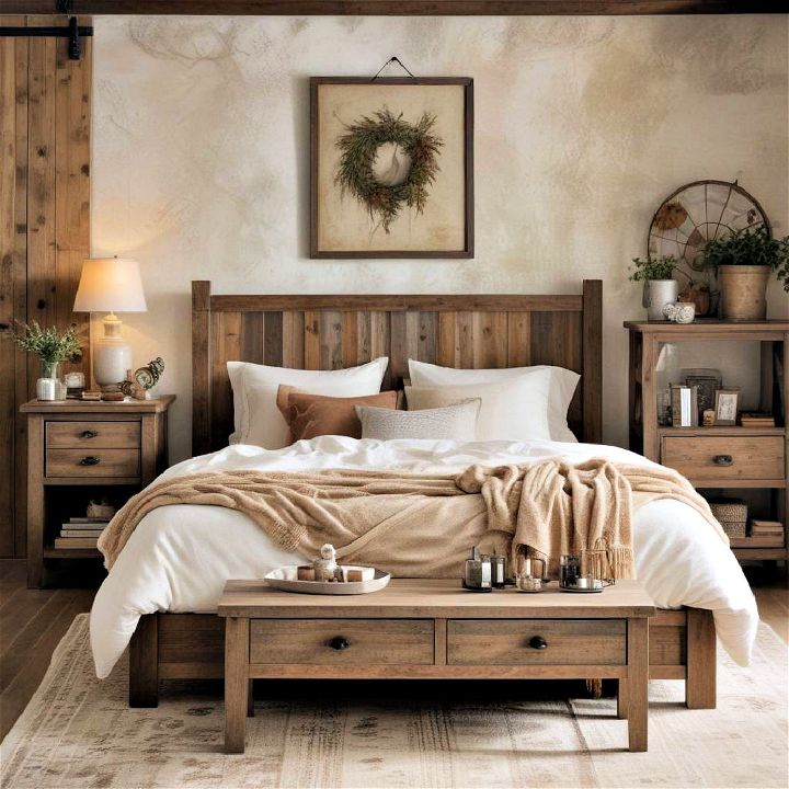 rustic charm bedroom design