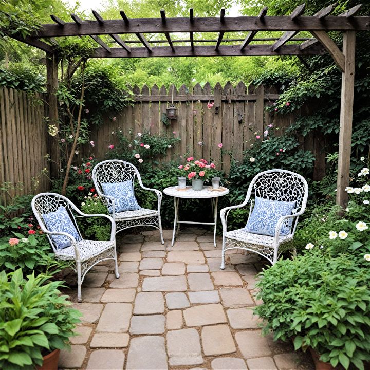 rustic garden furniture