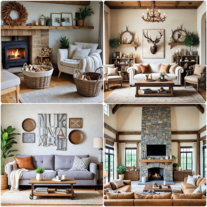 rustic living room ideas