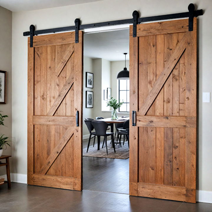 rustic sliding barn door