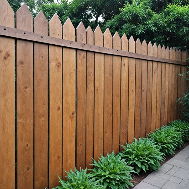 rustic wooden stain fence painting