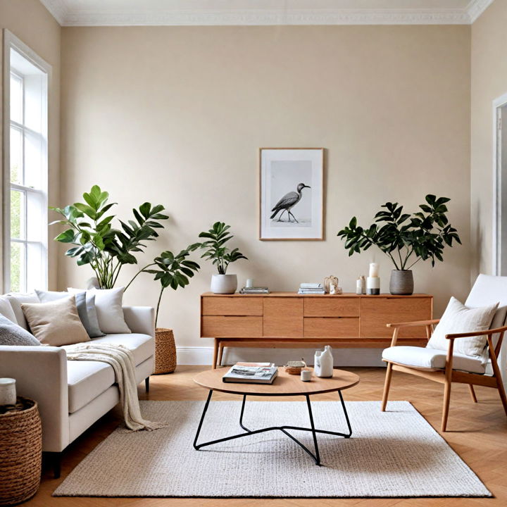 scandinavian egyptian cotton living room