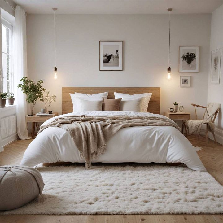 scandinavian simplicity eclectic bedroom