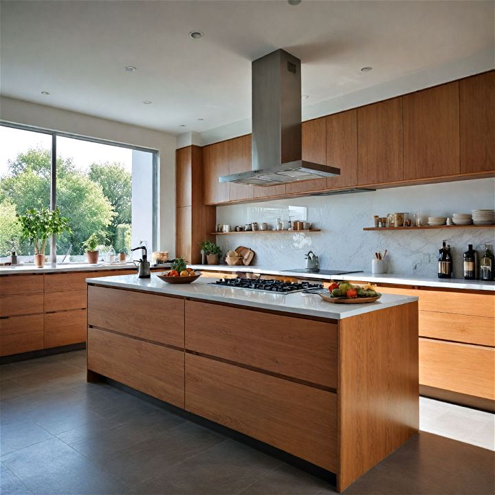 seamless cabinetry for minimalist kitchen