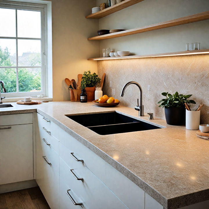 seamless kitchen countertop