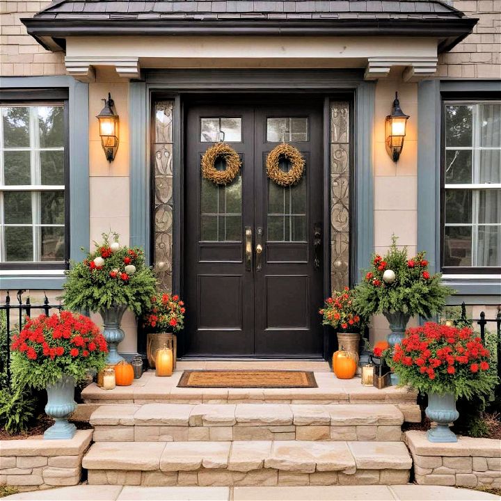 seasonal decor front door decoration