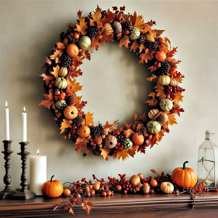 seasonal wreath to enliven your space