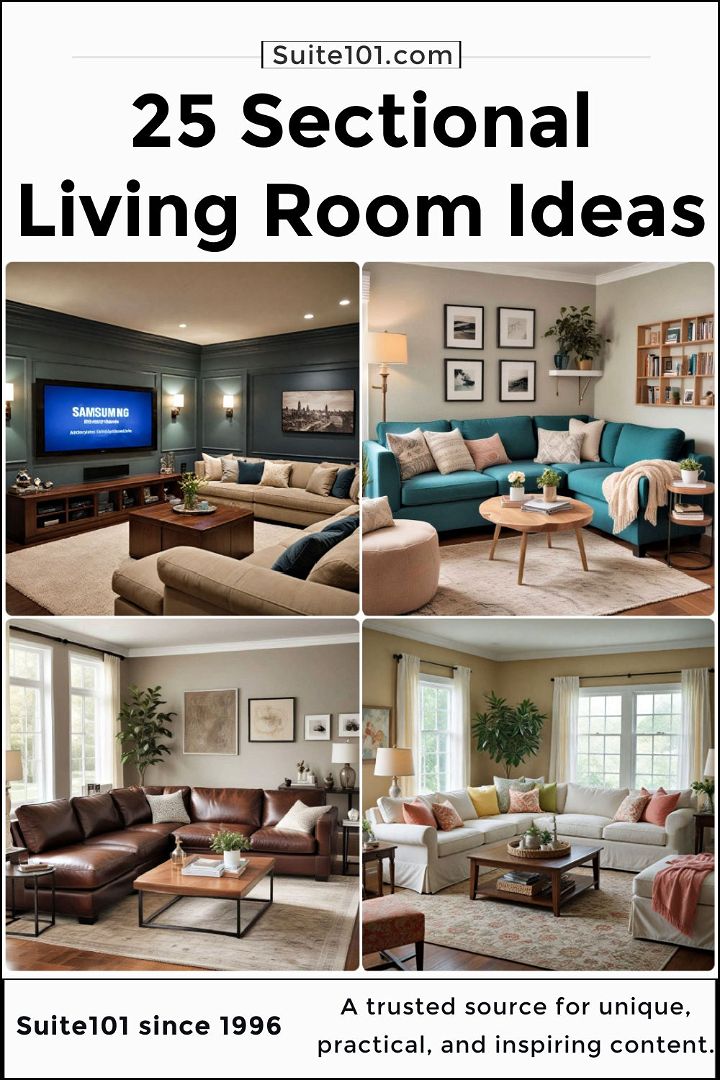 sectional living room ideas to copy