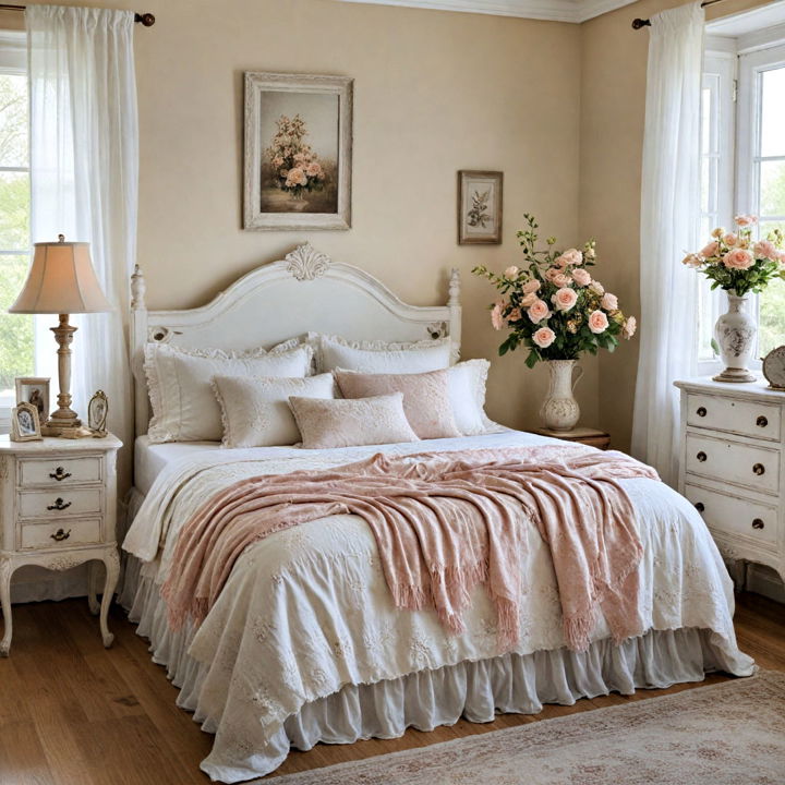 shabby chic decor for cottage bedroom