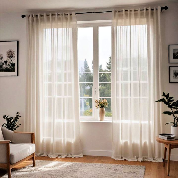 sheer curtains for natural light