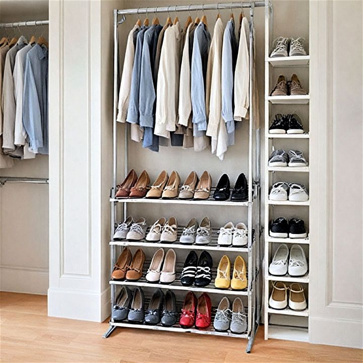 shoe rack for a tidy hallway