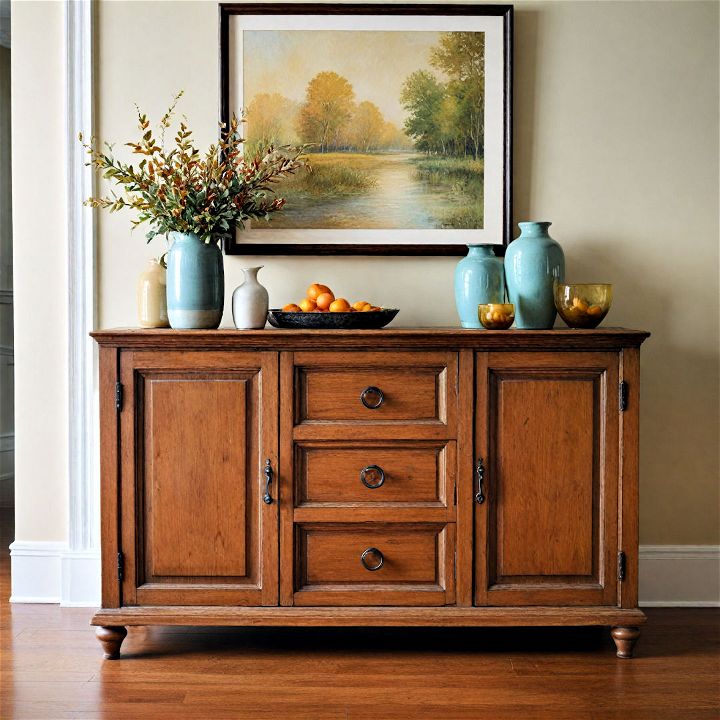 sideboard and buffet for ample storage