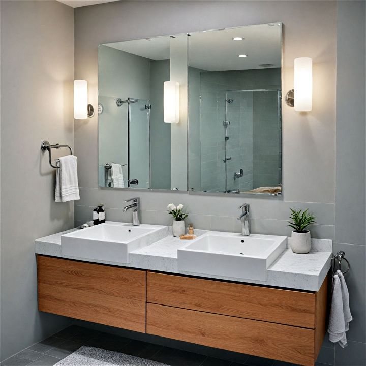 simple and functional fixtures bathroom