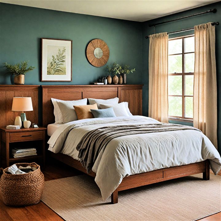 simple prairie style bedroom