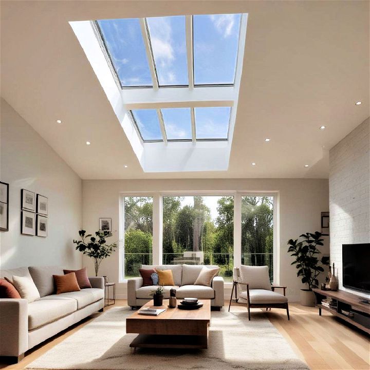 skylight ceiling for living room